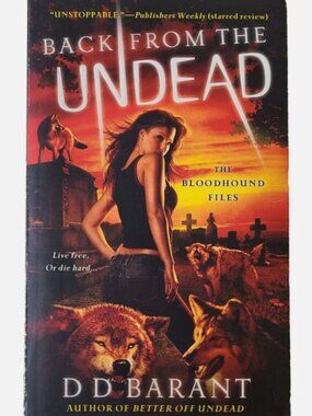 5/$15 Paranormal Romance Book Back from Undead Barant Bloodhound Files 5 Vampire